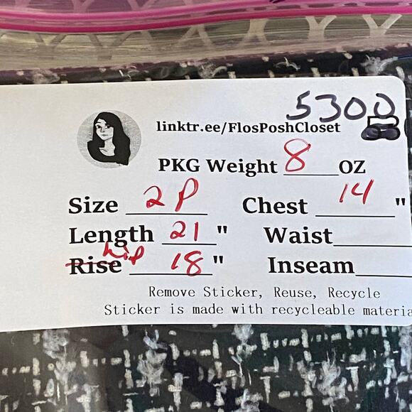 Talbots Womens Back Slit Zip Tweed Midi Pencil Skirt Black White Size 2P Career - Picture 6 of 9